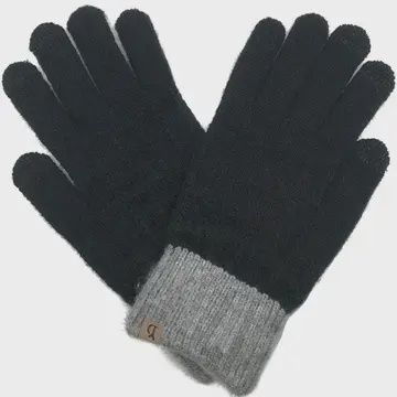 Textured Knitted Smart Touch Gloves