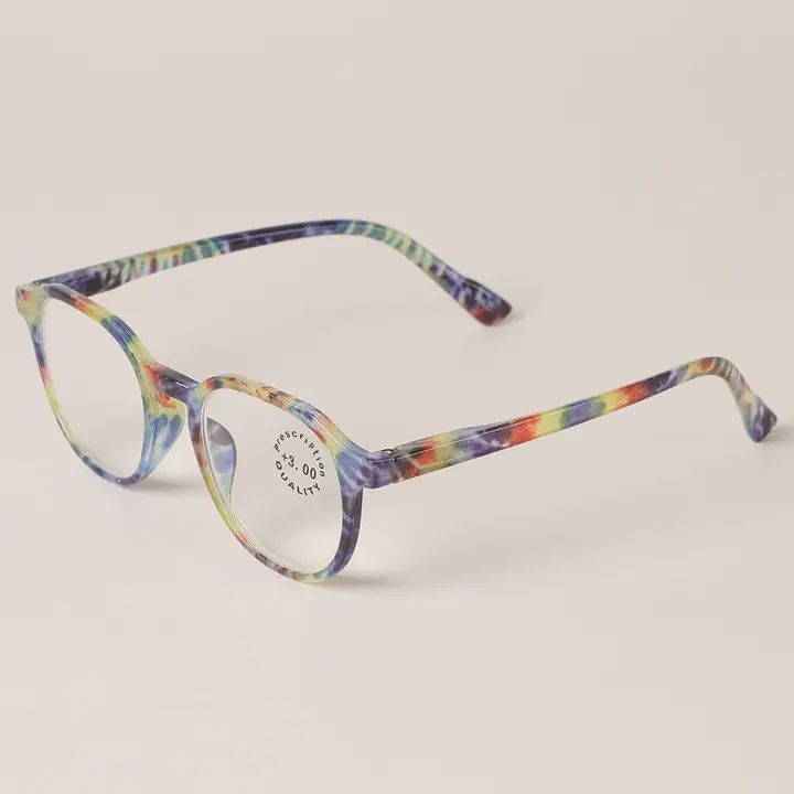 Tie Dye Color Framed Reading Glasses