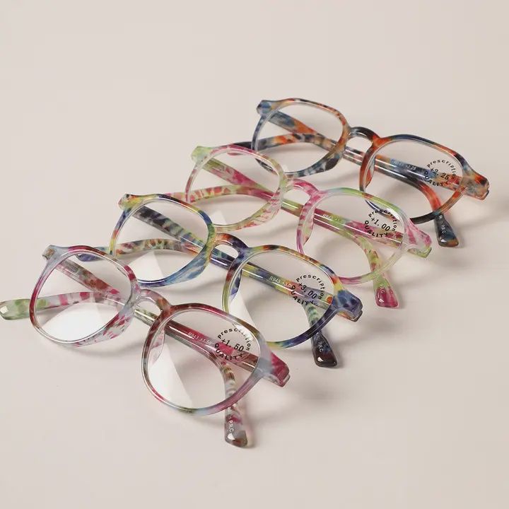 Tie Dye Color Framed Reading Glasses