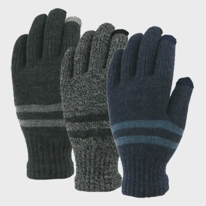 Mens Marled Touchscreen Glove
