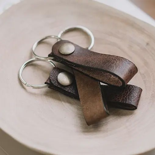 Leather Keychain Strap