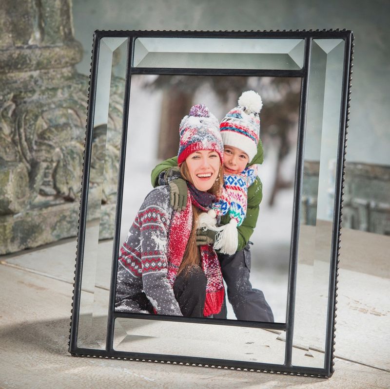 Beveled Glass Picture Frame 8X10