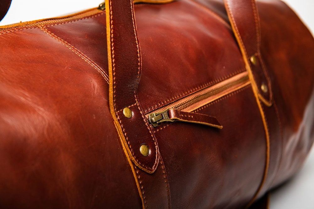 Leather Gym Bag