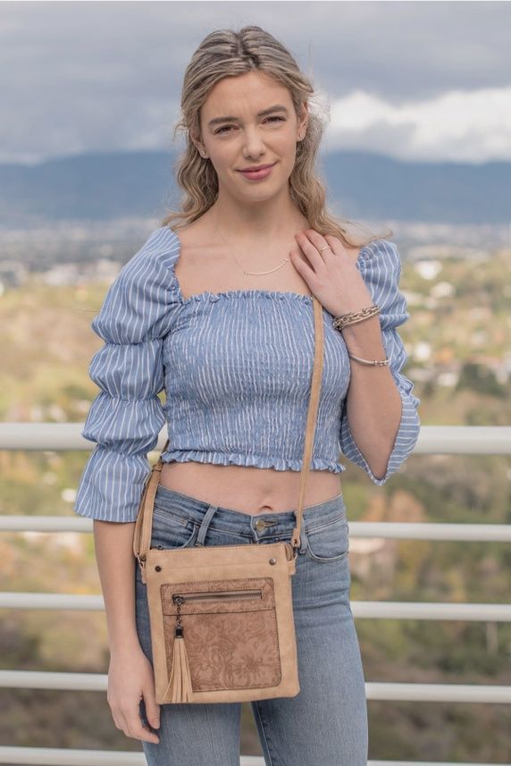 Sara Small Cross Body With Tassel
