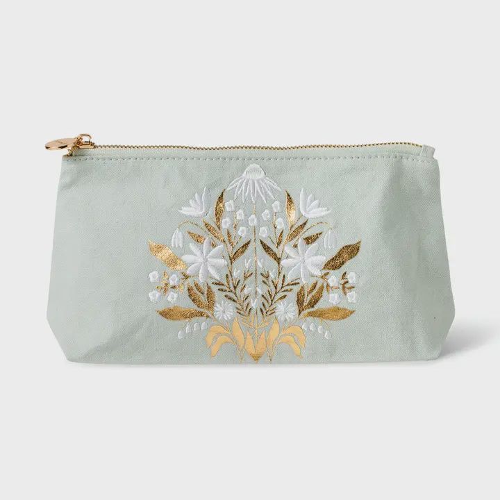 Meadow Flower Flat Bottom Pouch