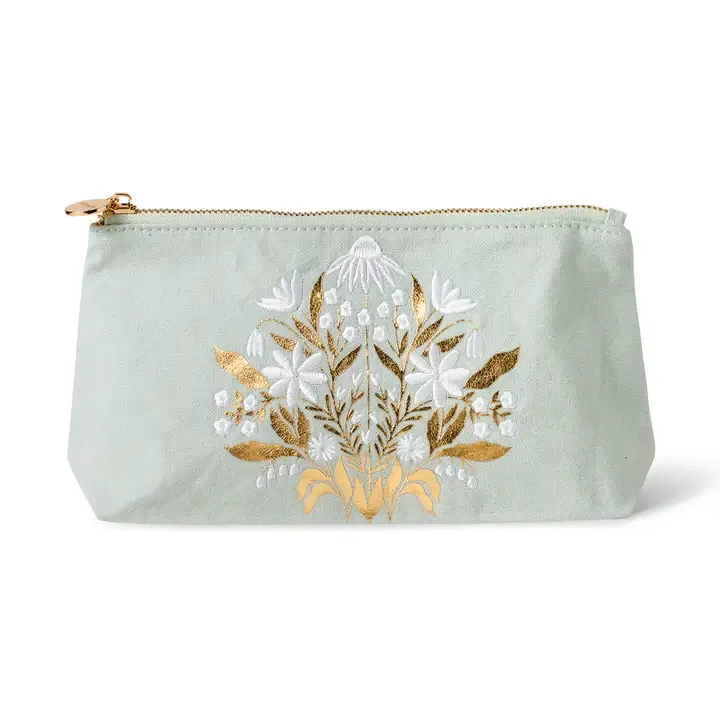 Meadow Flower Flat Bottom Pouch