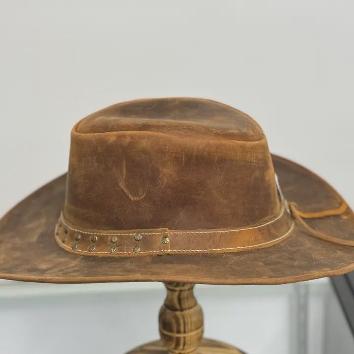 Lone Rock Cowboy Leather Hat