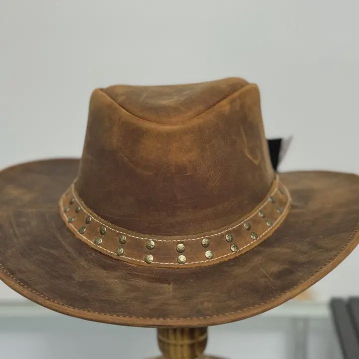 Lone Rock Cowboy Leather Hat