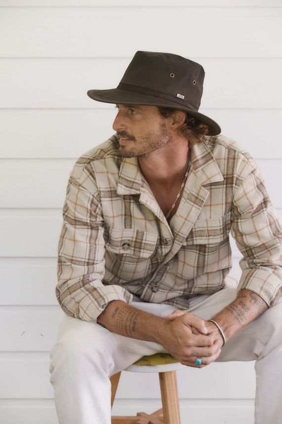 Portland Oilskin Waterproof Rain Hat