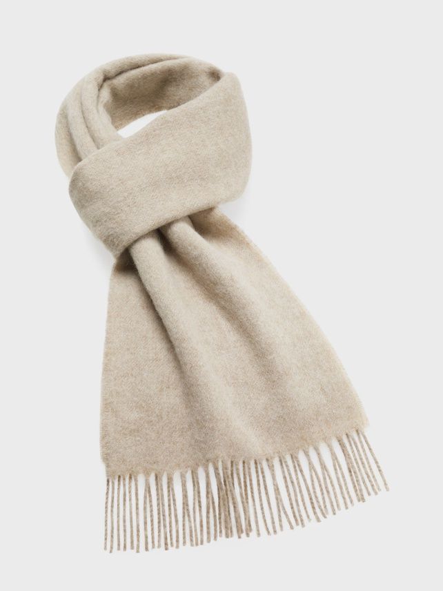 Plain Luxury Scarf - 100% Merino Wool