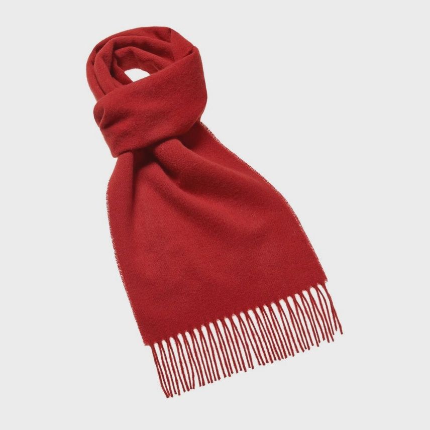 Plain Luxury Scarf - 100% Merino Wool