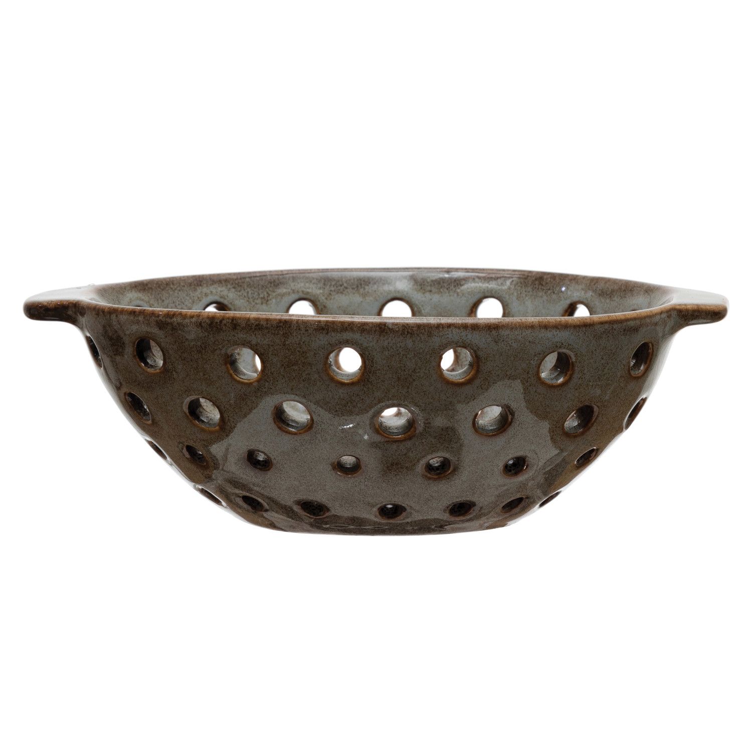 Stoneware Berry Bowl, Brown