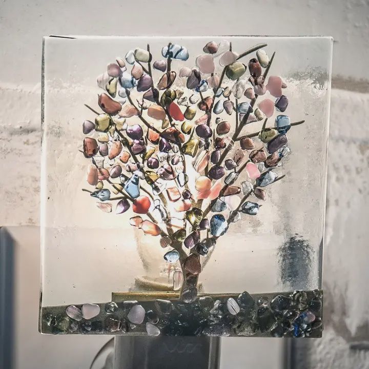 Tree Fused Fall Night Light