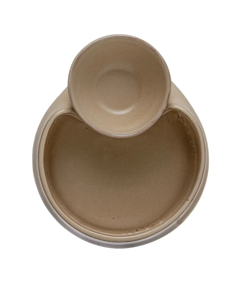 Stoneware Cracker &amp; Soup Bowl
