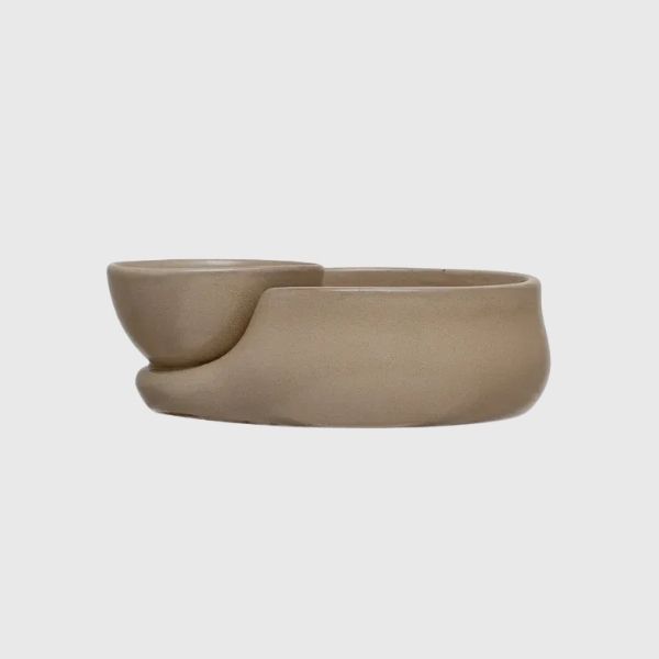 Stoneware Cracker &amp; Soup Bowl