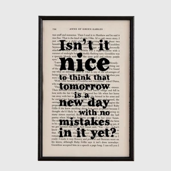 Quote Print: Anne of Green Gables