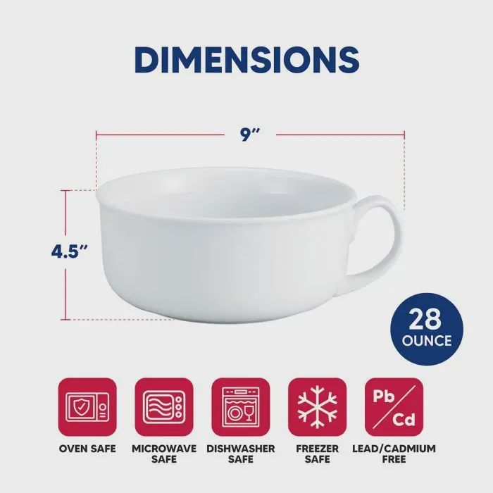 Cereal Mug 28oz