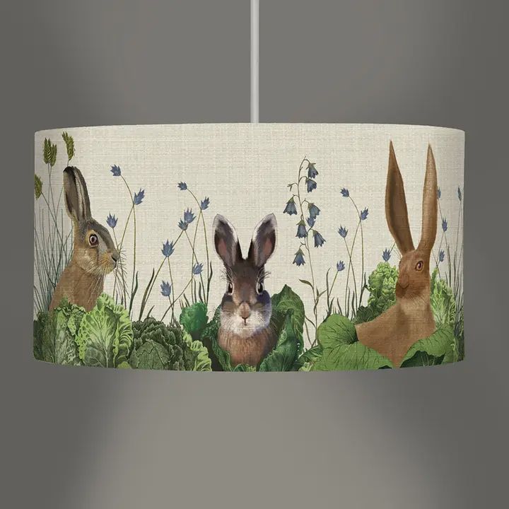 Cabbage Patch Rabbit Lampshade 18x10.5"