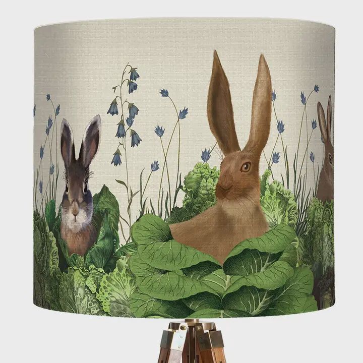 Cabbage Patch Rabbit Lampshade 16x10"
