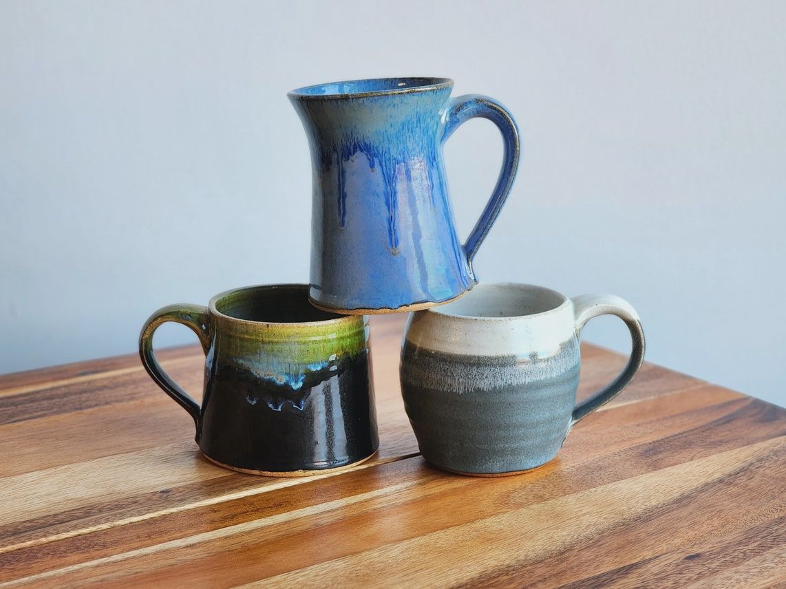 Green &amp; Copper Individual Mug
