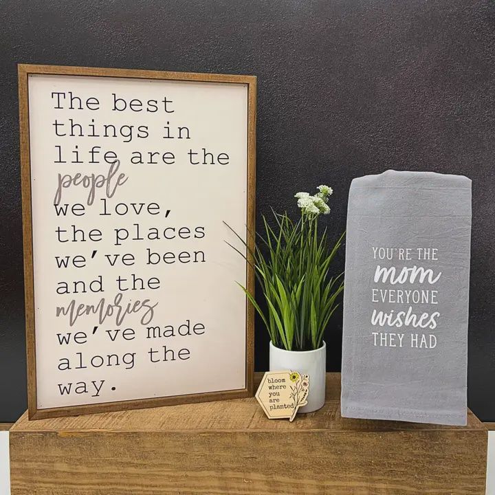 Best Things in Life-Wooden Wall Decor