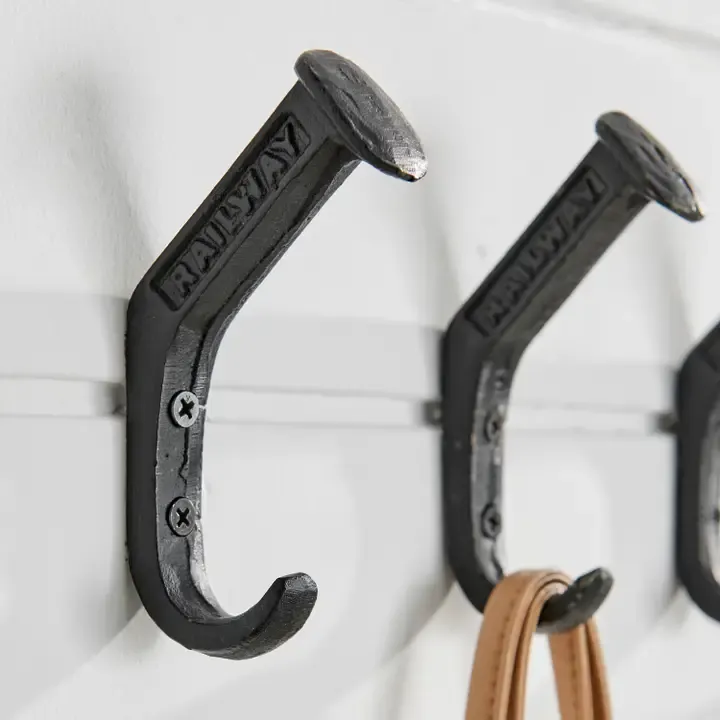 Cast Iron Railway Spike Hook Mount