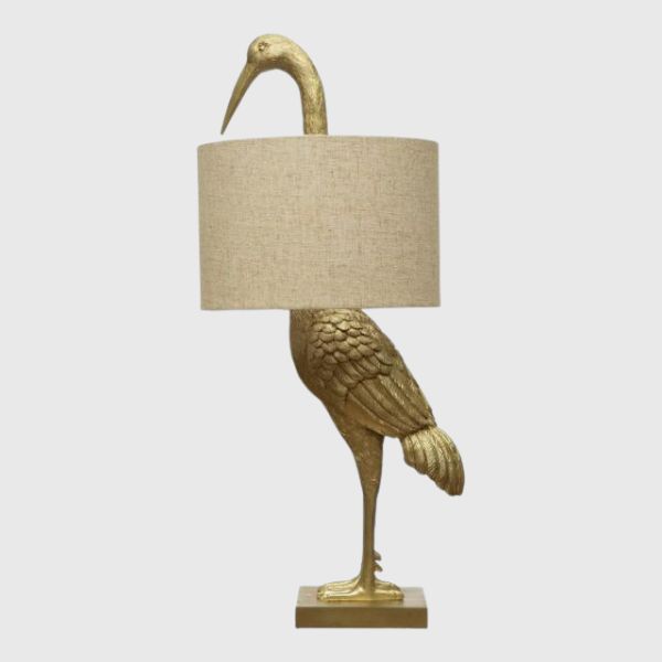 Resin Bird Table Lamp