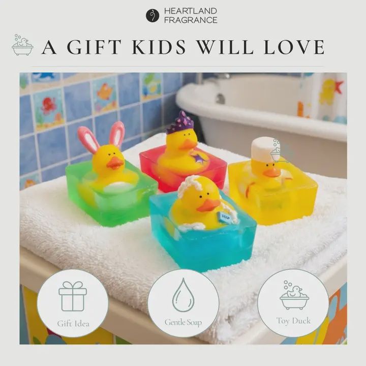 Christmas Lights Duck Toy Soap