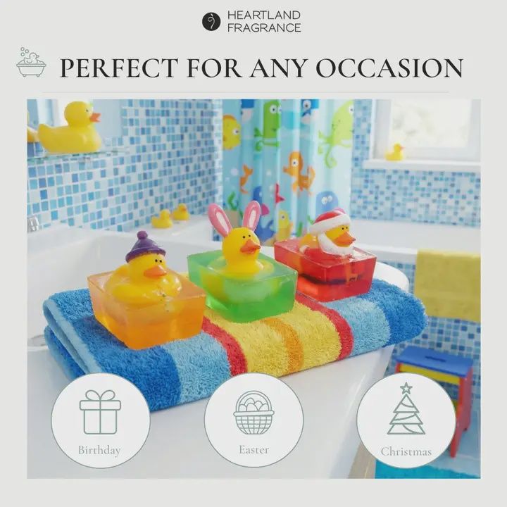 Christmas Lights Duck Toy Soap