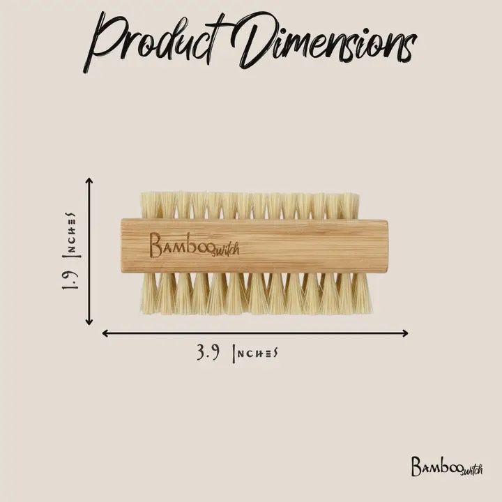 Bamboo Vegan Nail Brush