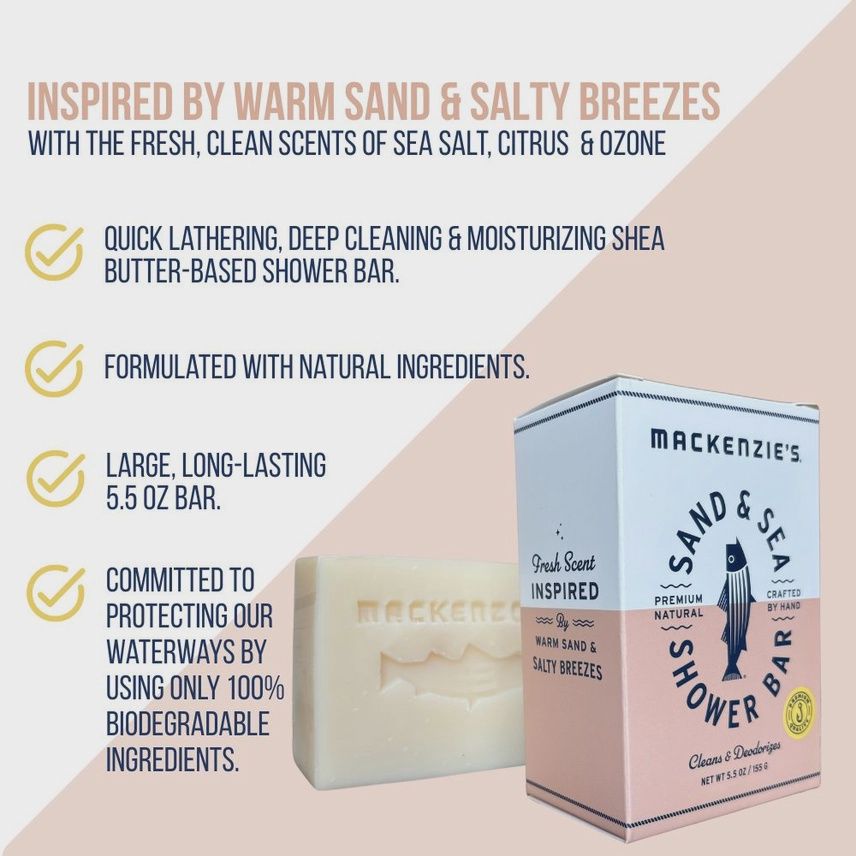 Sand &amp; Sea Shower Bar