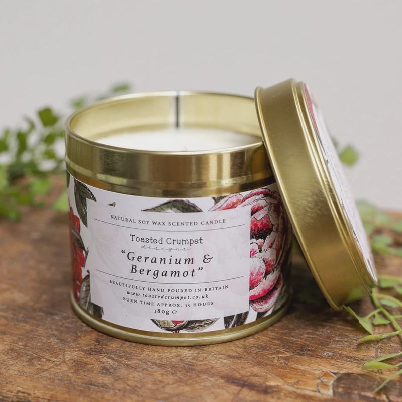 Geranium &amp; Bergamot Candle
