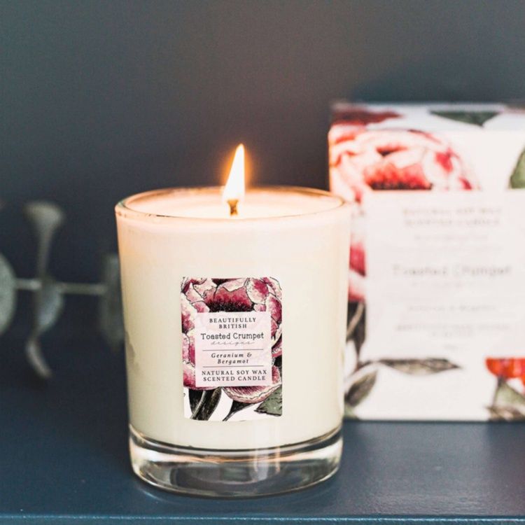 Geranium &amp; Bergamot Candle