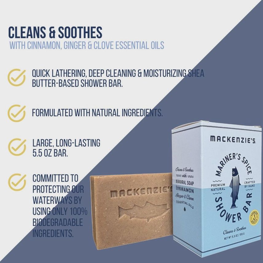 Mariners Spice Shower Bar