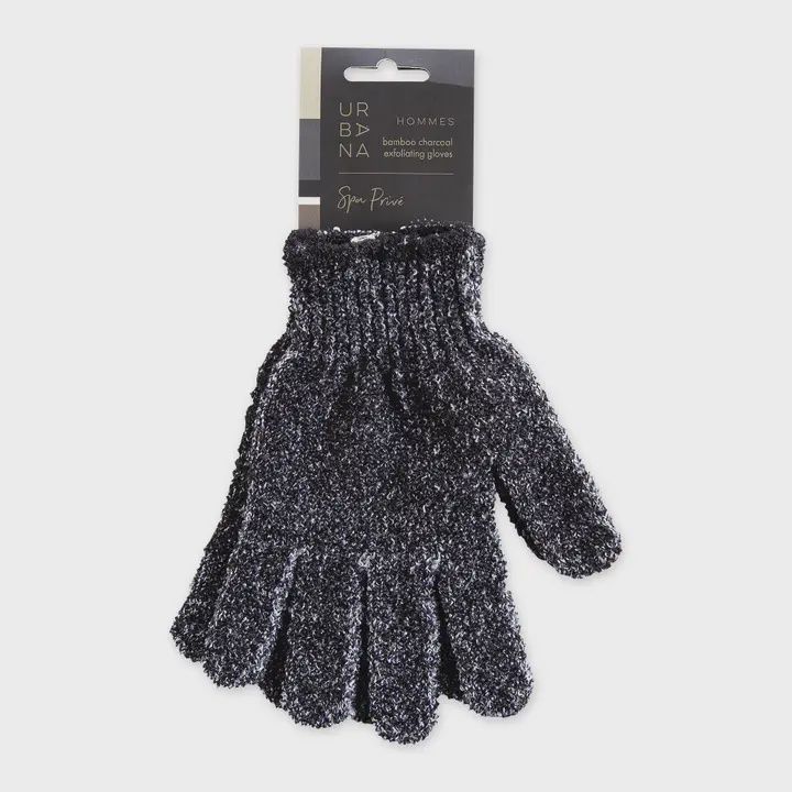 Spa Prive - Charcoal Exfoliating Gloves