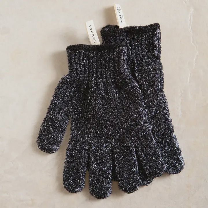 Spa Prive - Charcoal Exfoliating Gloves