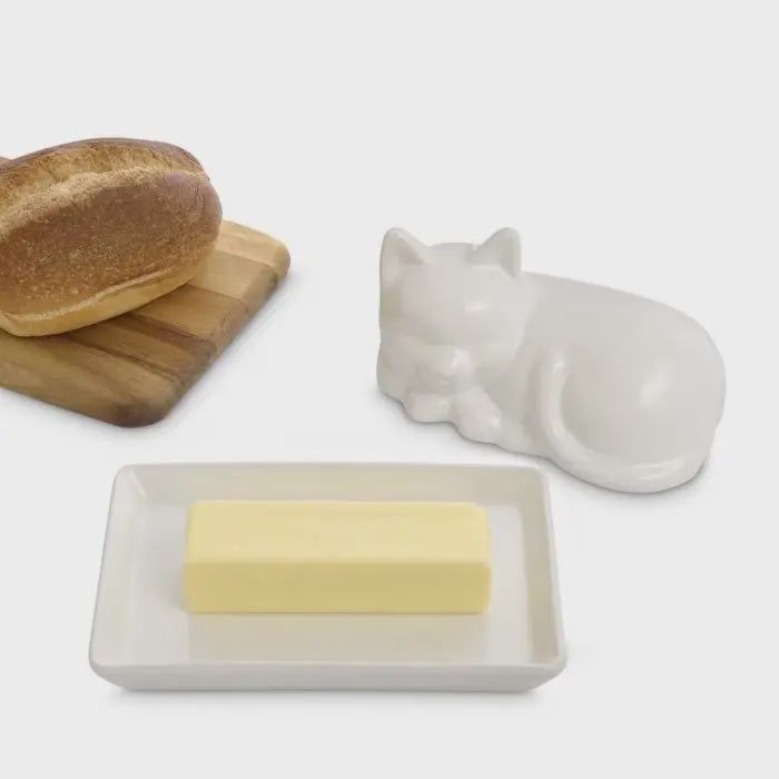 Kitchen Cat Butter Dish