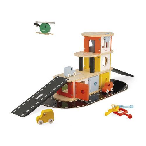 Wooden Toy Garage Wooden Toy Garage