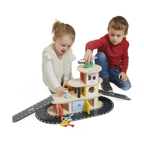Wooden Toy Garage Wooden Toy Garage