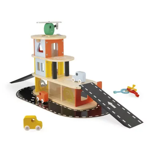 Wooden Toy Garage Wooden Toy Garage