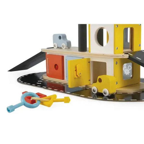 Wooden Toy Garage Wooden Toy Garage