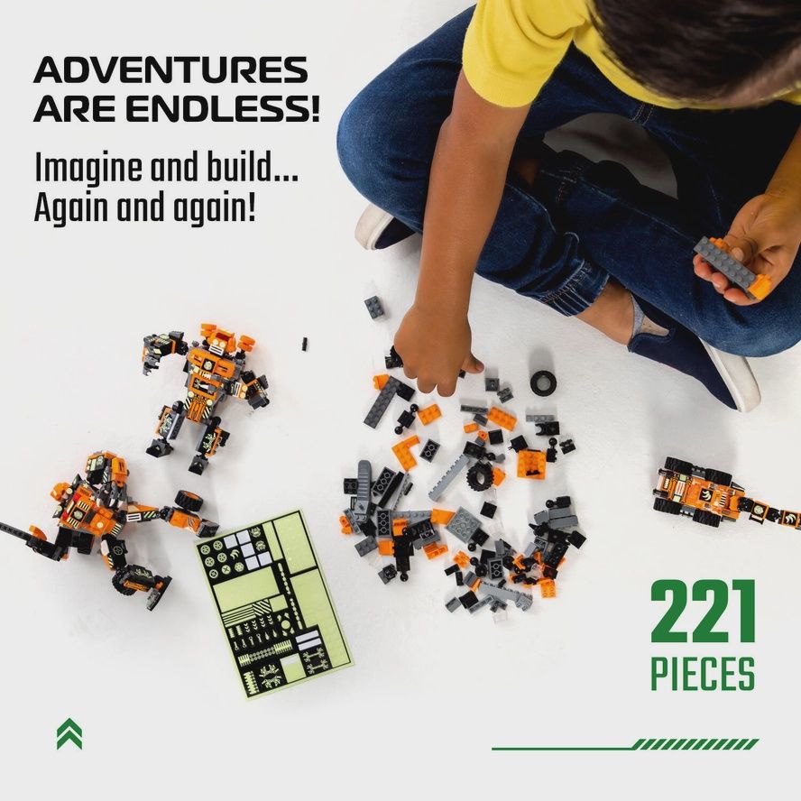 Robotryx Tangryp Toy Building Set 3in1