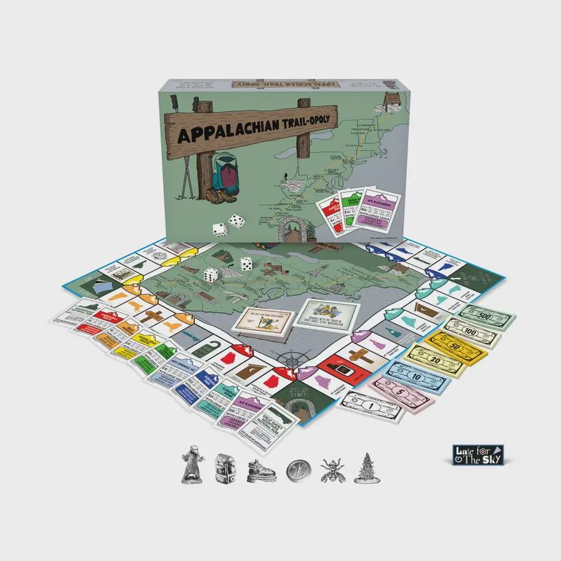 Appalachian Trail-Opoly Board Game