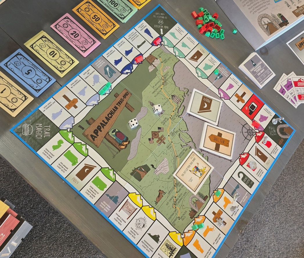 Appalachian Trail-Opoly Board Game