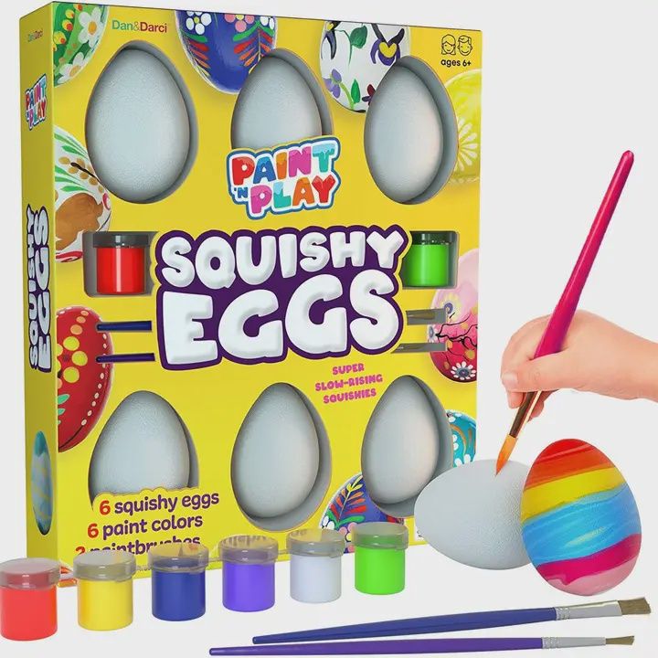 Squishy Eggs Paint and Play