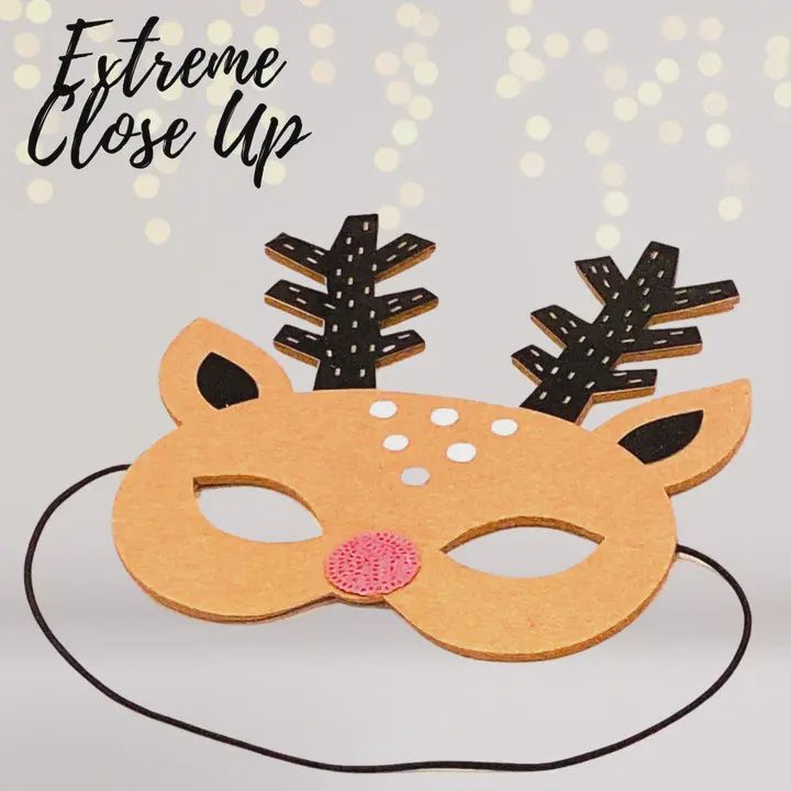 Kids Reindeer Costume Mask