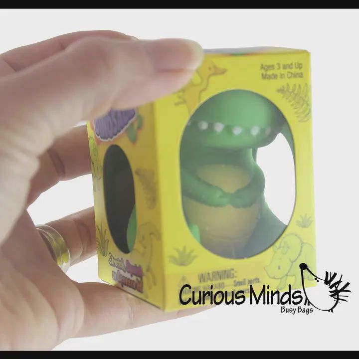 Dinosaur Soft Cream Doh Filled Stress Ball - Squishy Gooe