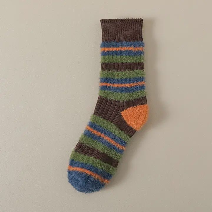 Rufia Striped Thick Warm Socks