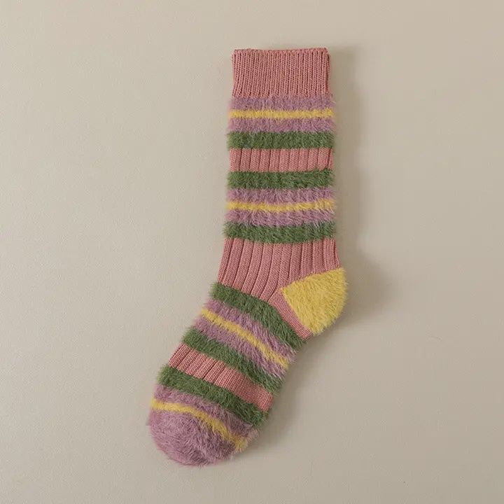 Rufia Striped Thick Warm Socks