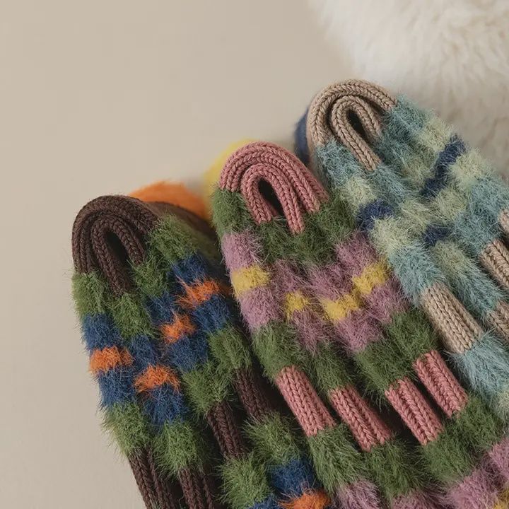Rufia Striped Thick Warm Socks